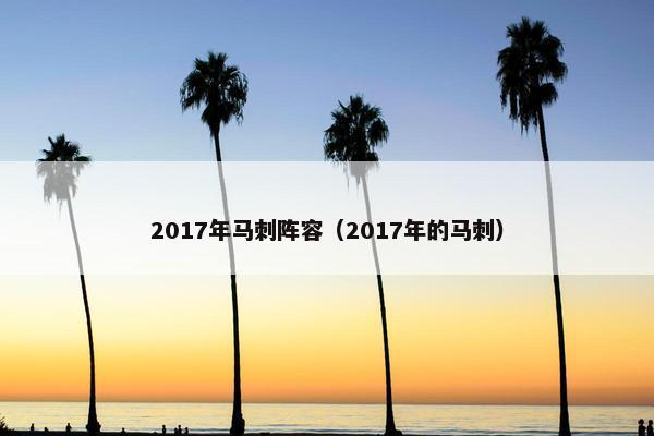 2017年马刺阵容（2017年的马刺）