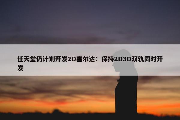 任天堂仍计划开发2D塞尔达：保持2D3D双轨同时开发