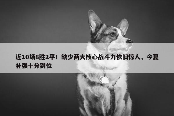 近10场8胜2平！缺少两大核心战斗力依旧惊人，今夏补强十分到位