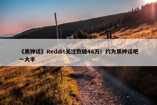 《黑神话》Reddit关注数破46万！约为黑神话吧一大半