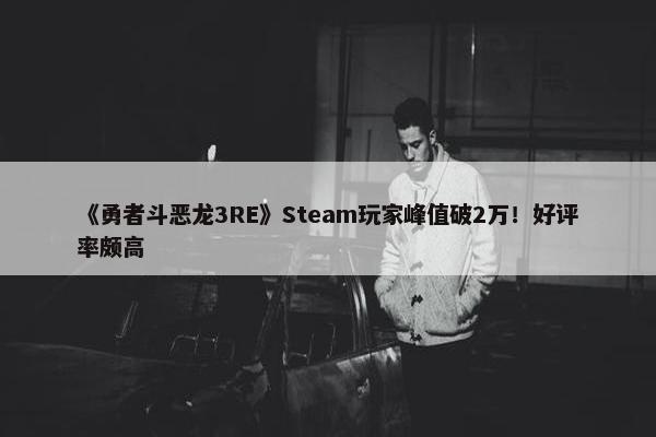 《勇者斗恶龙3RE》Steam玩家峰值破2万！好评率颇高