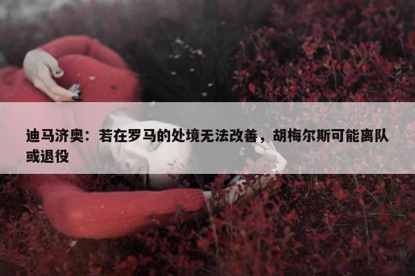 迪马济奥：若在罗马的处境无法改善，胡梅尔斯可能离队或退役