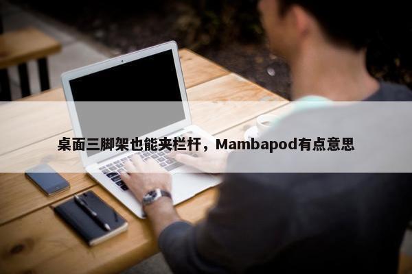 桌面三脚架也能夹栏杆，Mambapod有点意思