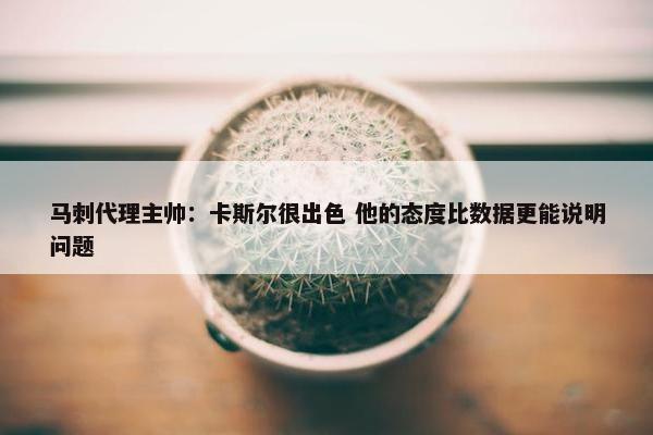 马刺代理主帅：卡斯尔很出色 他的态度比数据更能说明问题