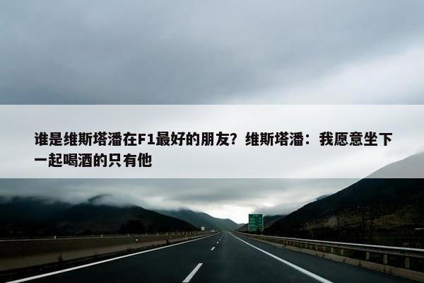 谁是维斯塔潘在F1最好的朋友？维斯塔潘：我愿意坐下一起喝酒的只有他