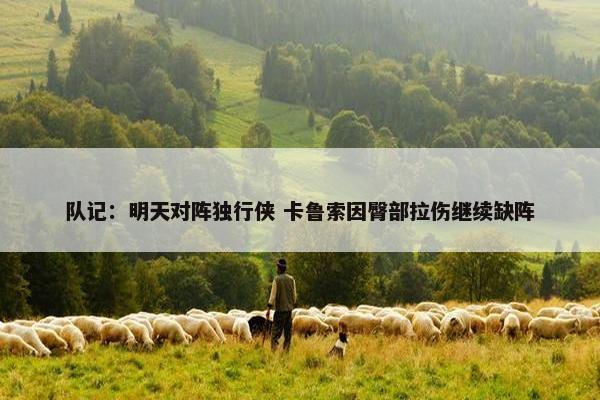 队记：明天对阵独行侠 卡鲁索因臀部拉伤继续缺阵