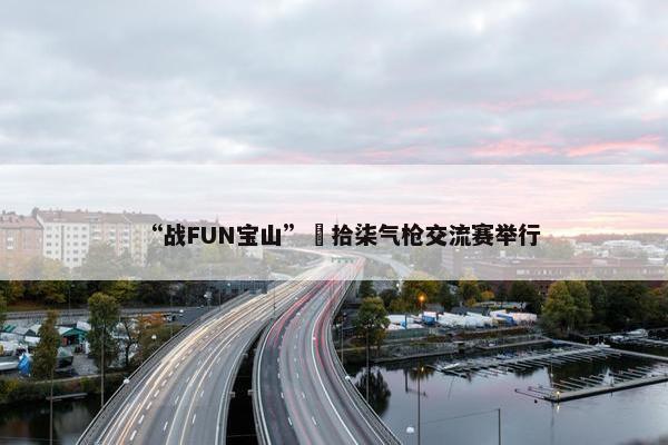 “战FUN宝山”極拾柒气枪交流赛举行