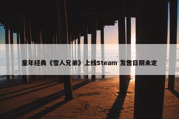 童年经典《雪人兄弟》上线Steam 发售日期未定