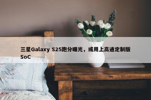 三星Galaxy S25跑分曝光，或用上高通定制版SoC