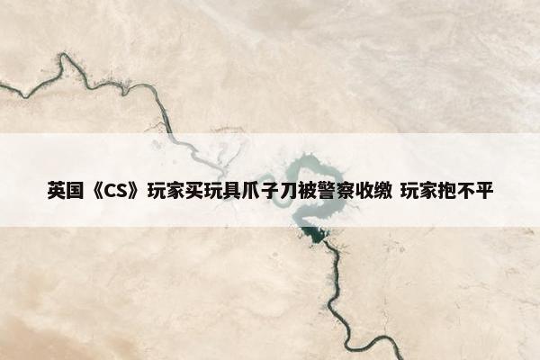 英国《CS》玩家买玩具爪子刀被警察收缴 玩家抱不平