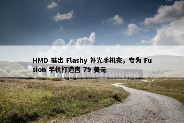 HMD 推出 Flashy 补光手机壳，专为 Fusion 手机打造售 79 美元