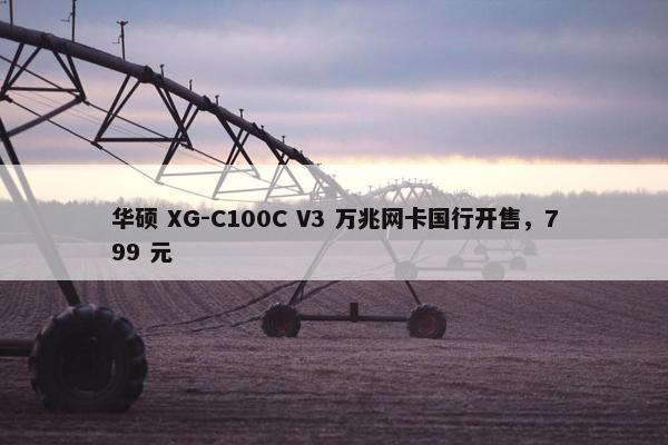 华硕 XG-C100C V3 万兆网卡国行开售，799 元