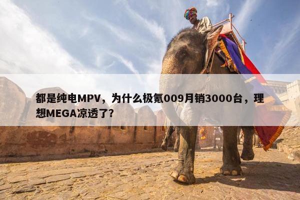 都是纯电MPV，为什么极氪009月销3000台，理想MEGA凉透了？