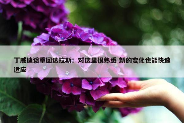 丁威迪谈重回达拉斯：对这里很熟悉 新的变化也能快速适应