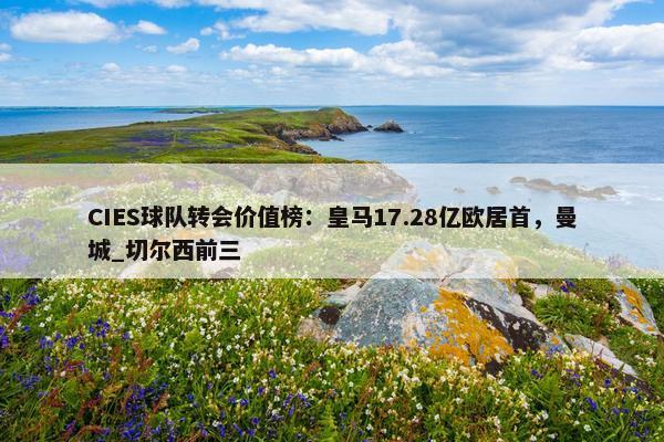 CIES球队转会价值榜：皇马17.28亿欧居首，曼城_切尔西前三