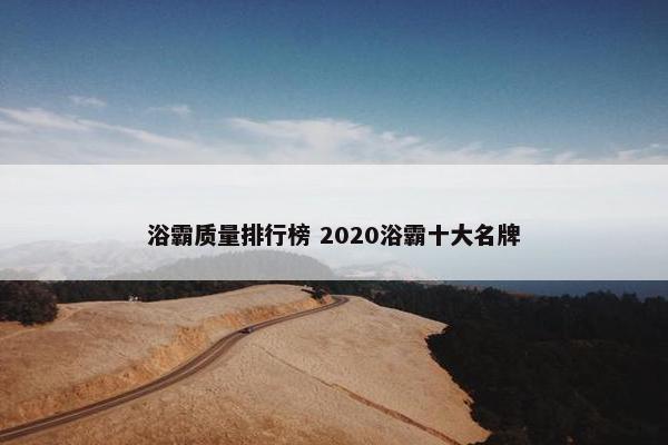 浴霸质量排行榜 2020浴霸十大名牌