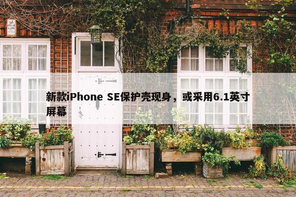 新款iPhone SE保护壳现身，或采用6.1英寸屏幕