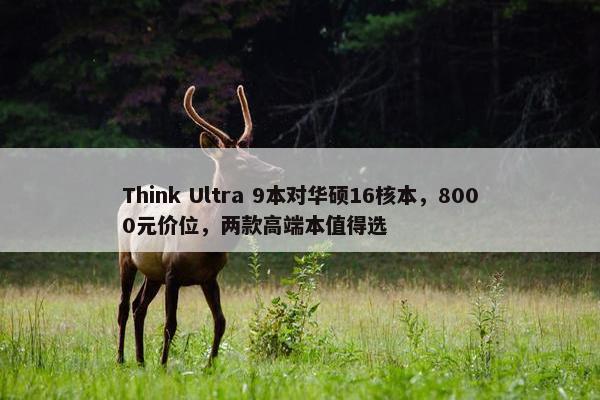 Think Ultra 9本对华硕16核本，8000元价位，两款高端本值得选