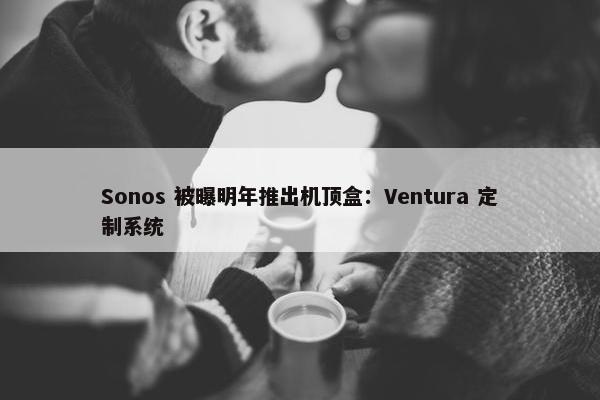 Sonos 被曝明年推出机顶盒：Ventura 定制系统