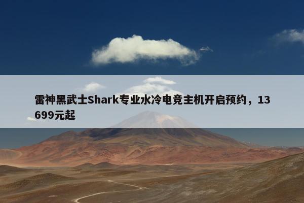 雷神黑武士Shark专业水冷电竞主机开启预约，13699元起