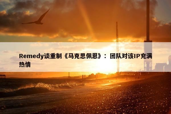 Remedy谈重制《马克思佩恩》：团队对该IP充满热情