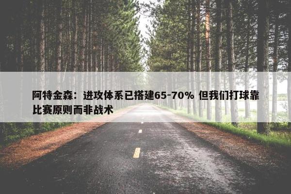 阿特金森：进攻体系已搭建65-70% 但我们打球靠比赛原则而非战术