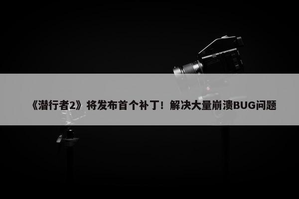 《潜行者2》将发布首个补丁！解决大量崩溃BUG问题