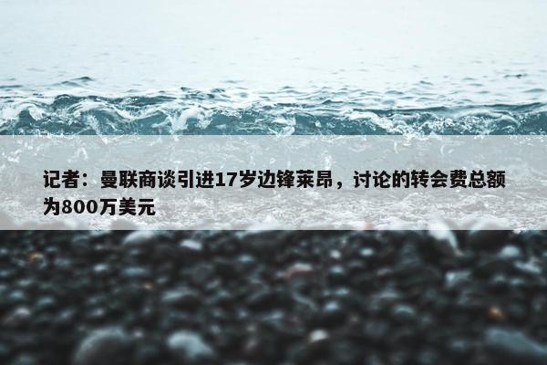 记者：曼联商谈引进17岁边锋莱昂，讨论的转会费总额为800万美元